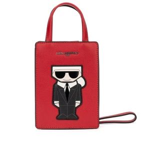 {NWT} $128 KARL LAGERFELD cute little crossbody bag